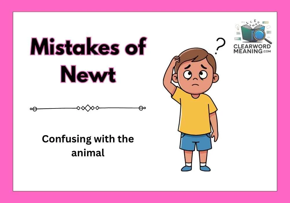 Mistakes of Newt
