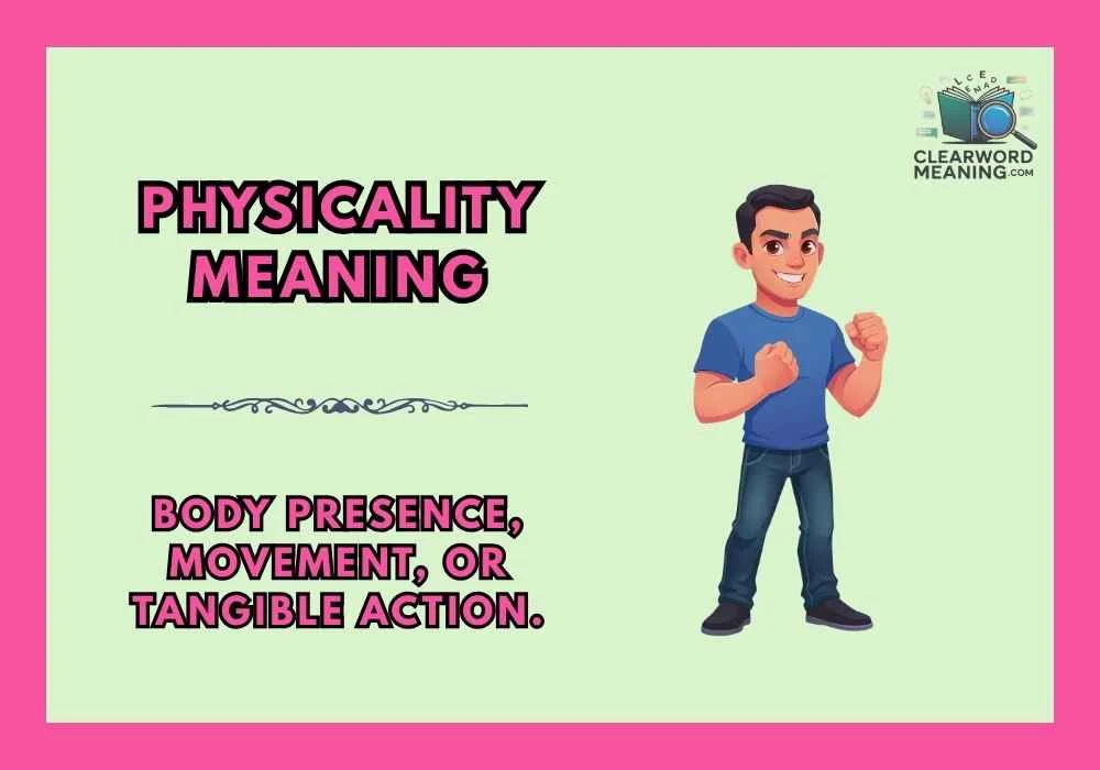 Physicality Meaning