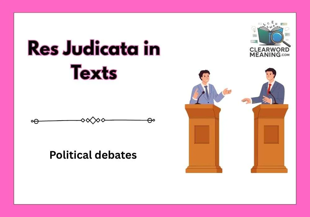 Res Judicata in Texts