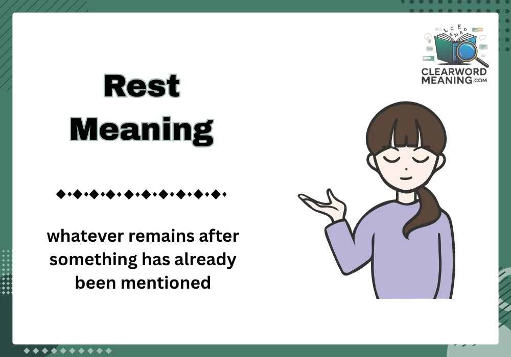 Rest Meaning