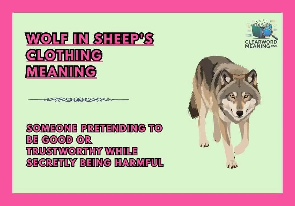 Wolf in Sheep's Clothing Meaning