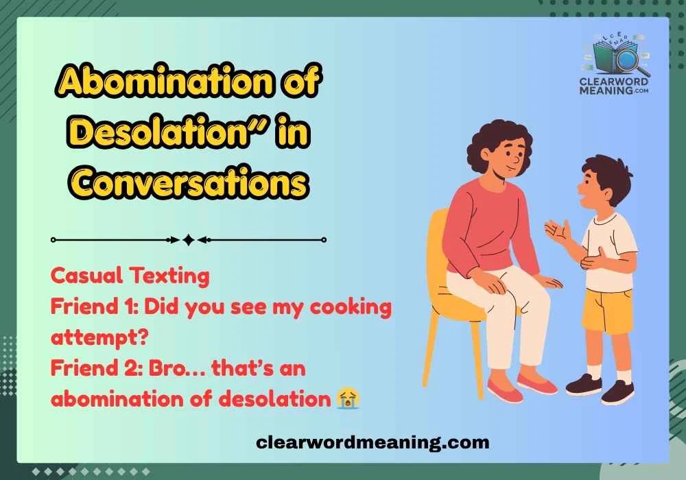 Abomination of Desolation” in Conversations