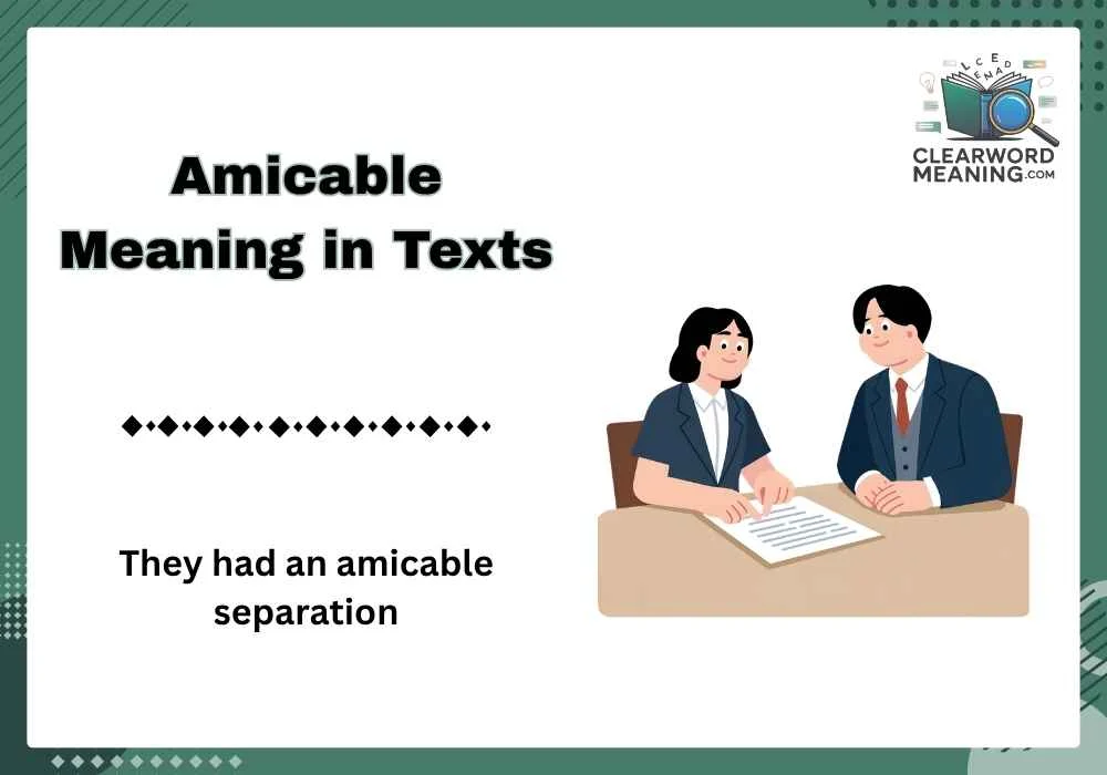 Amicable Meaning in Texts