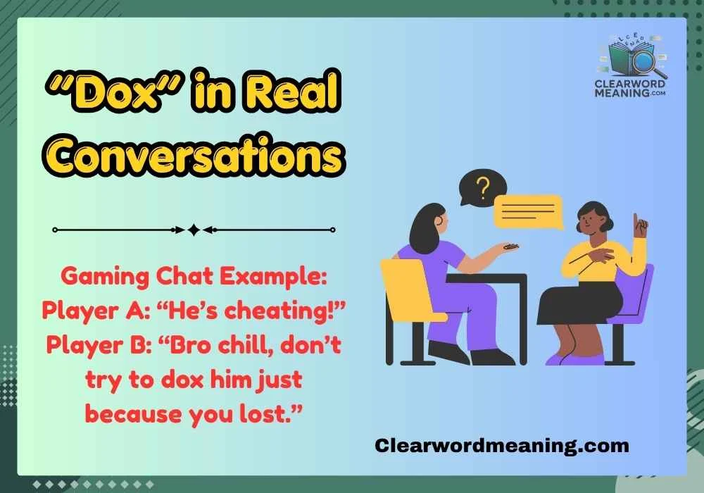 “Dox” in Real Conversations