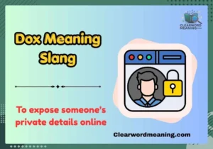 Dox Meaning Slang