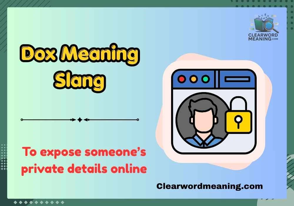 Dox Meaning Slang