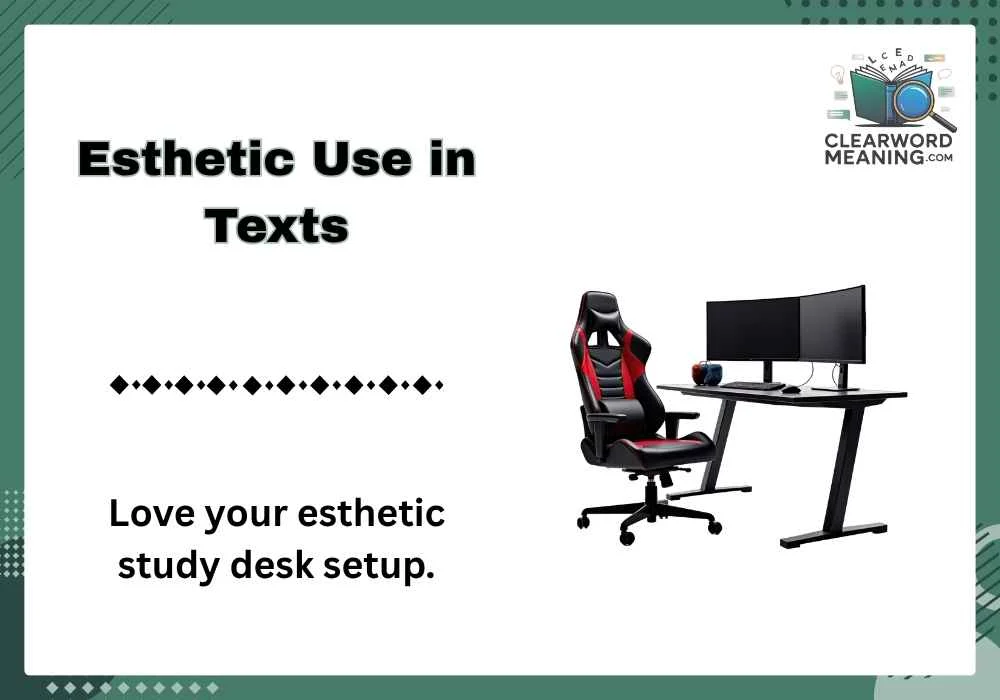 Esthetic Use in Texts