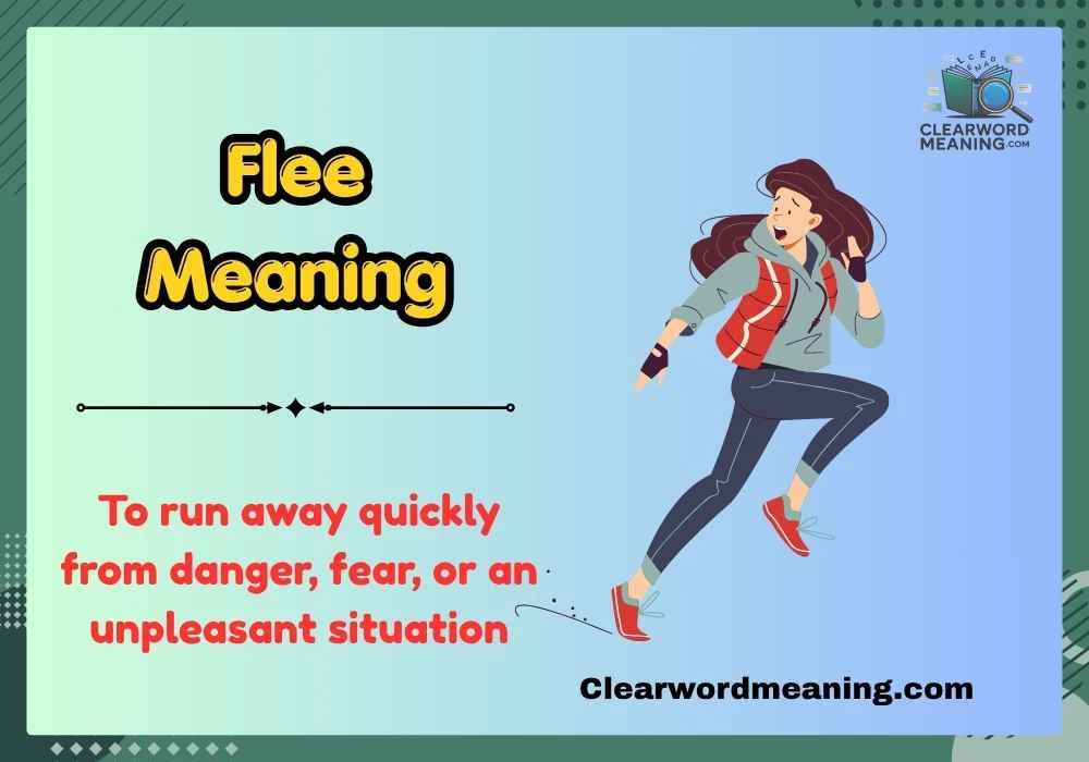 Flee Meaning