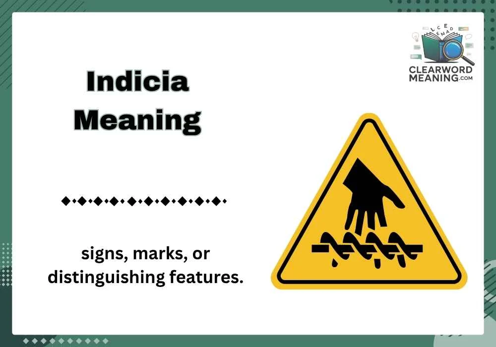 Indicia Meaning
