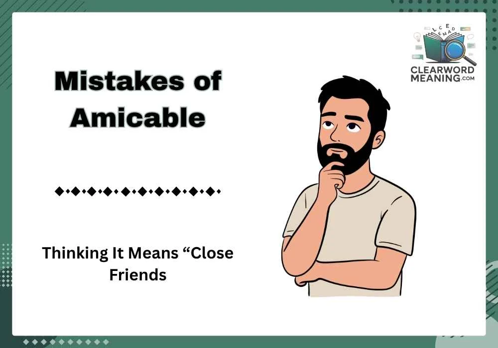 Mistakes of Amicable