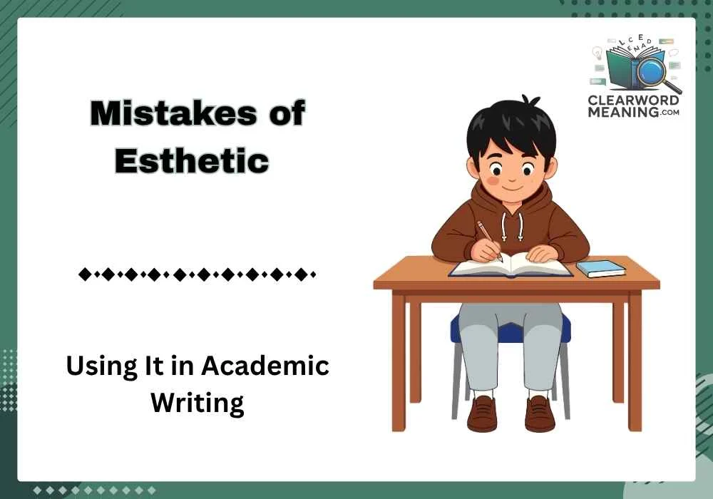 Mistakes of Esthetic 
