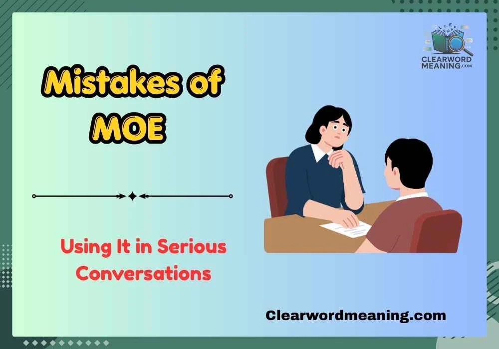 Mistakes of MOE 