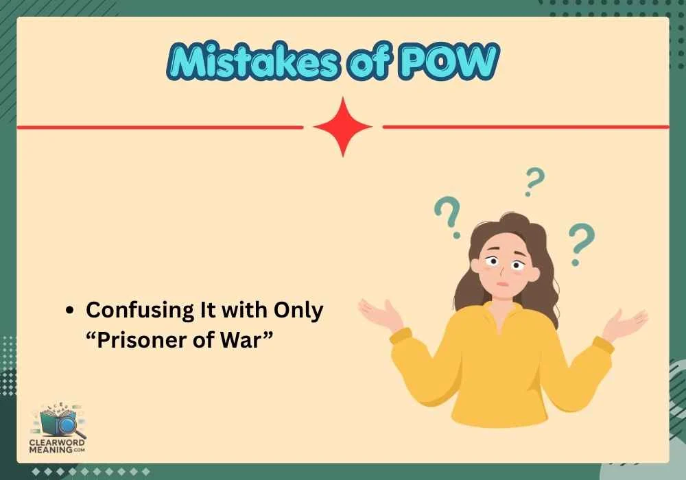 mistakes of pow