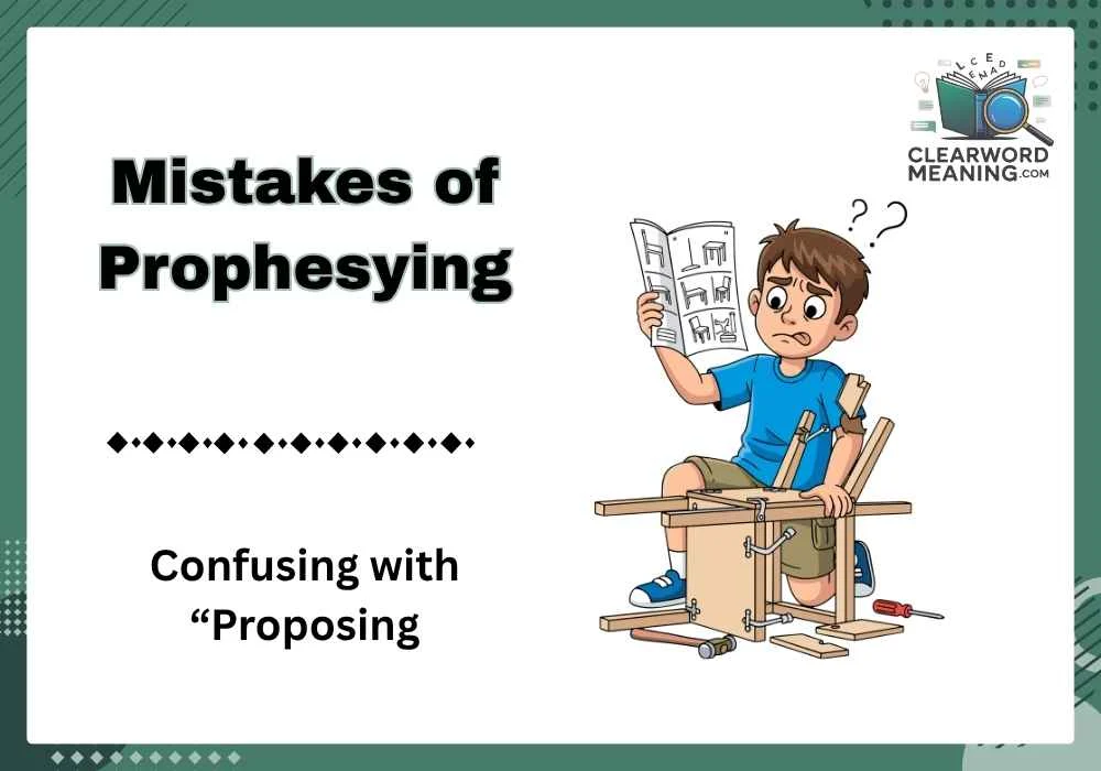 Mistakes of Prophesying
