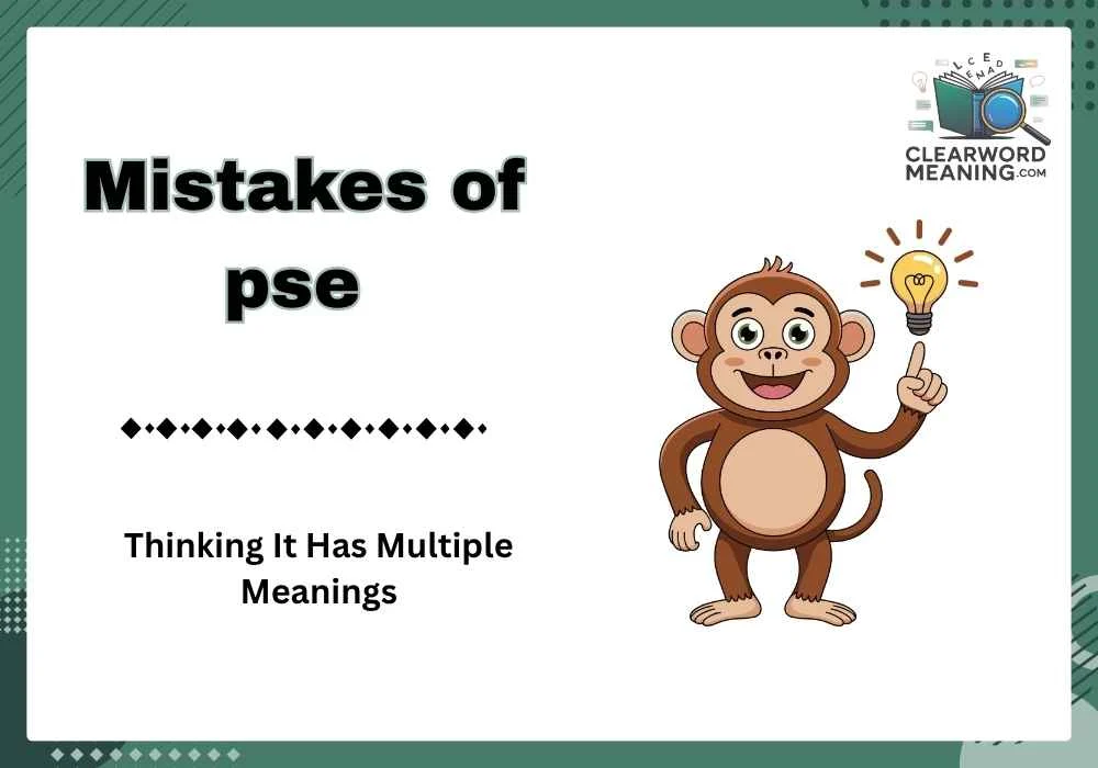 Mistakes of pse 