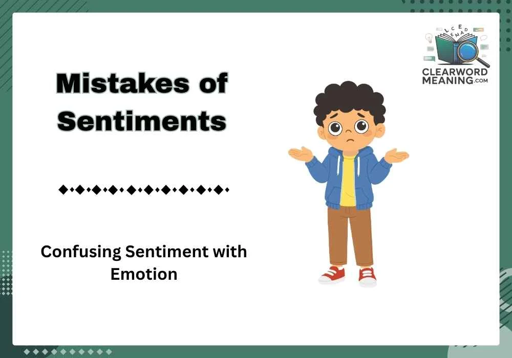 Mistakes of Sentiments