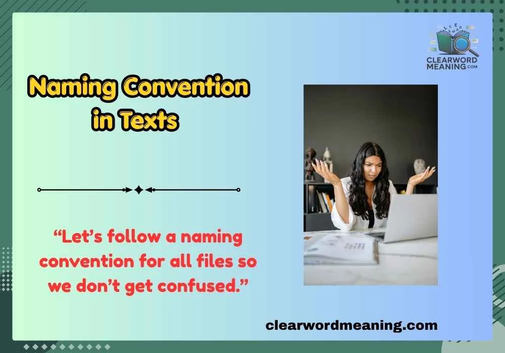 Naming Convention in Texts 