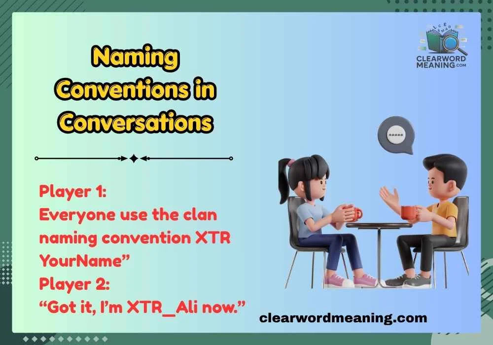 Naming Conventions in Conversations