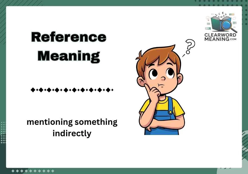 Reference Meaning