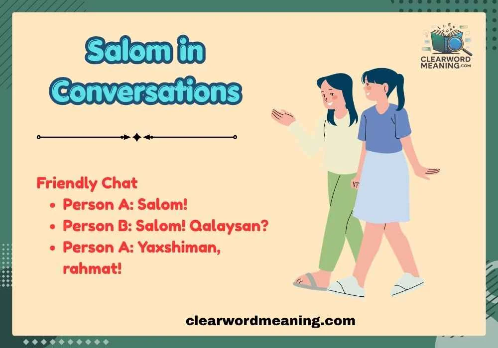 Salom in Conversations