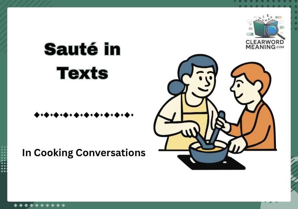 Sauté in Texts