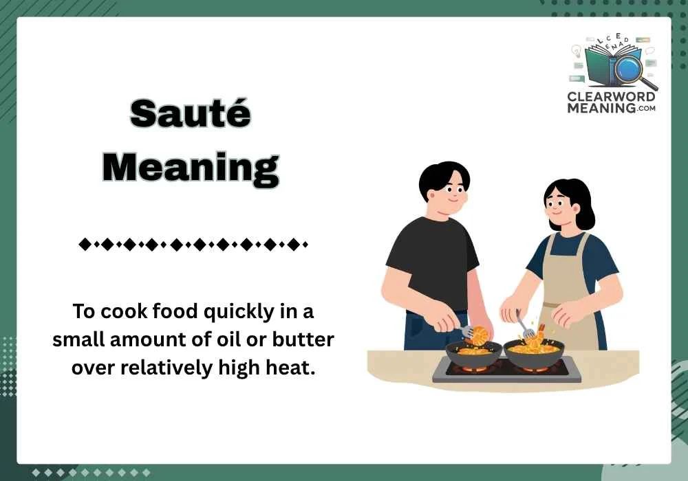 Sauté Meaning