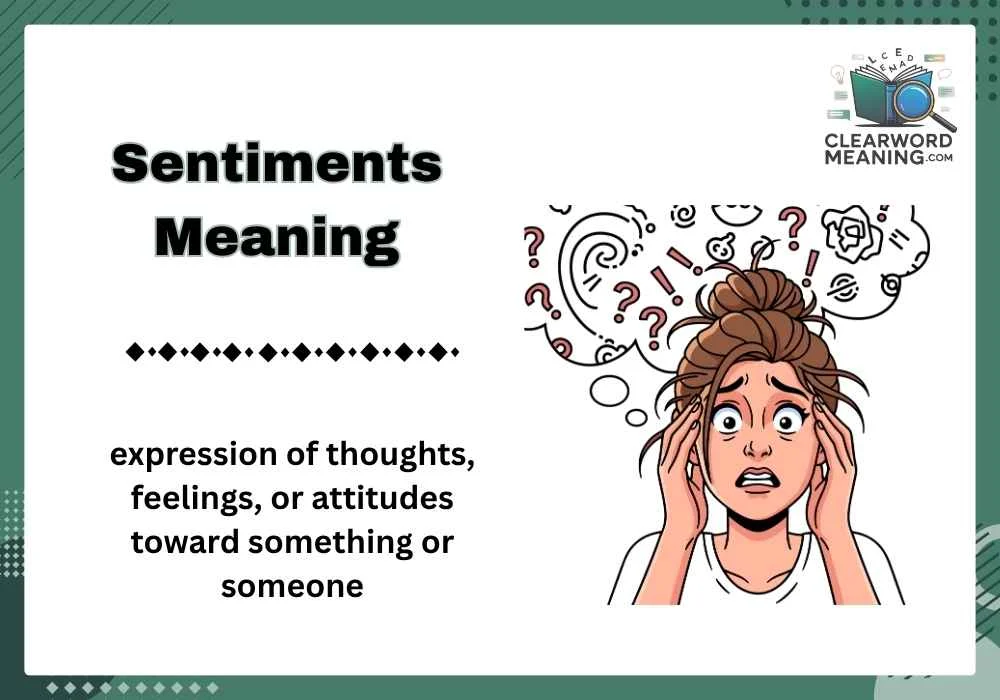 Sentiments Meaning