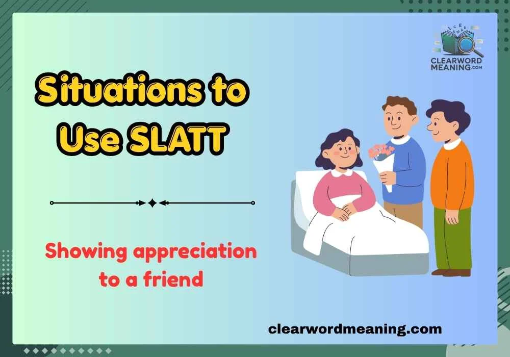 Situations to Use SLATT