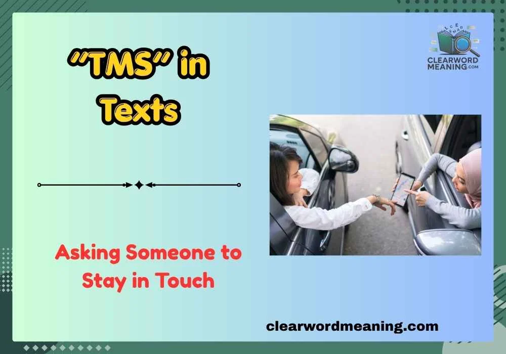 “TMS” in Texts