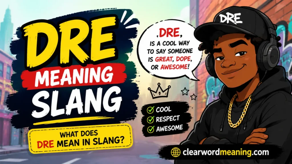 DRE Meaning Slang