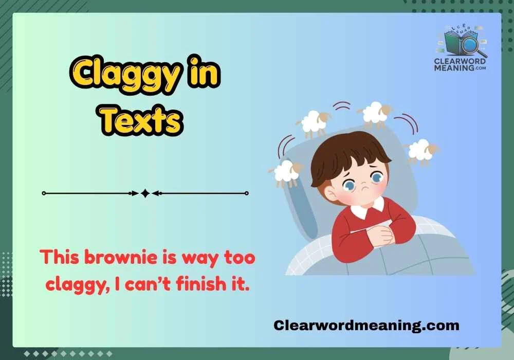 Claggy in Texts